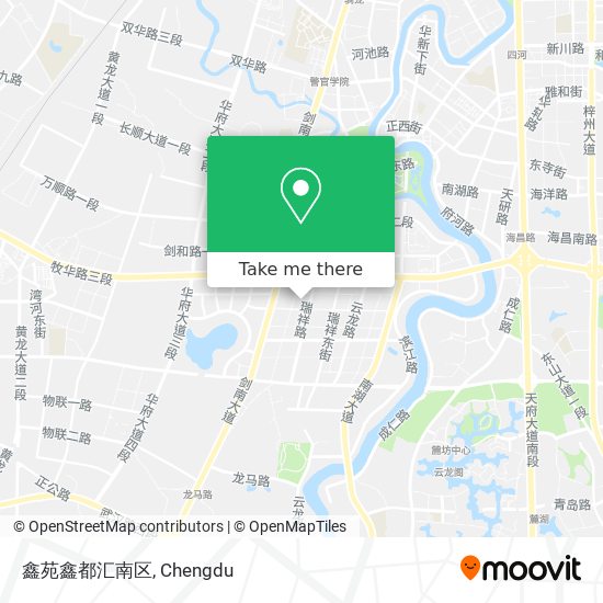 鑫苑鑫都汇南区 map