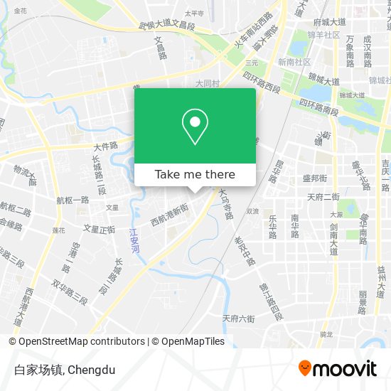 白家场镇 map