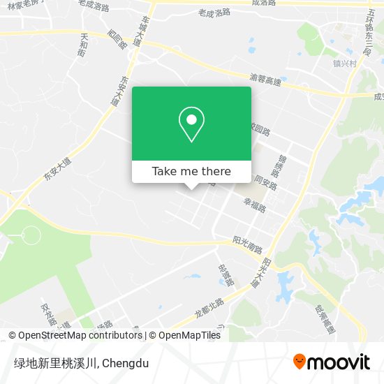 绿地新里桃溪川 map