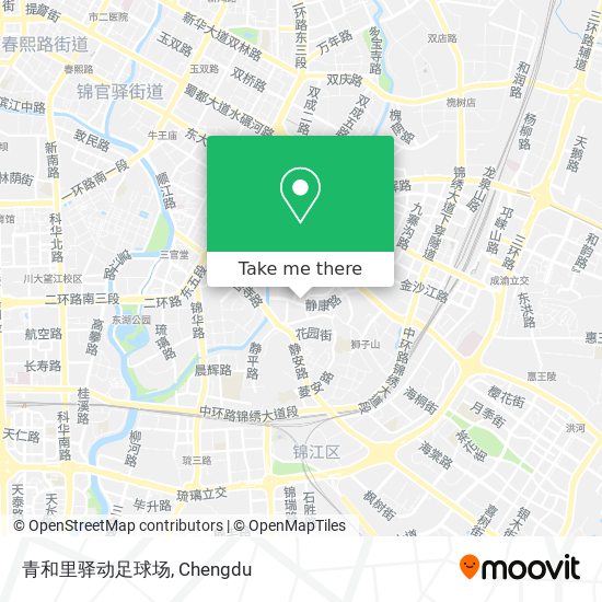 青和里驿动足球场 map