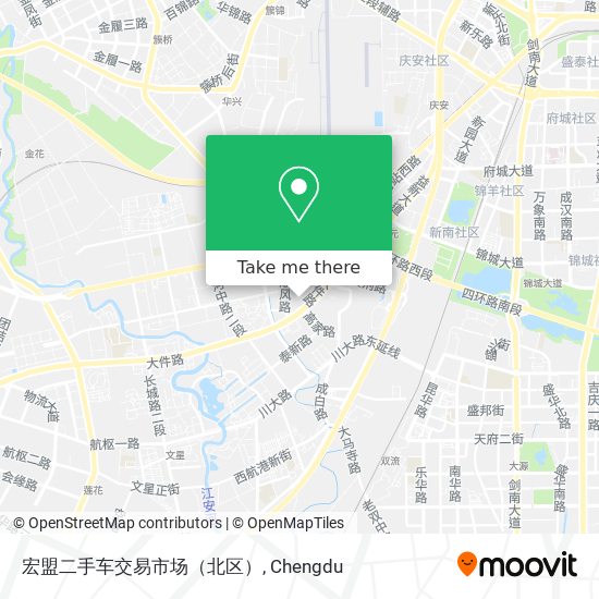 宏盟二手车交易市场（北区） map