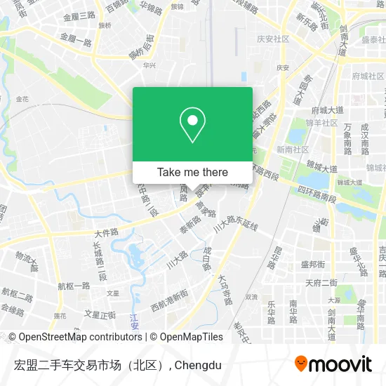 宏盟二手车交易市场（北区） map