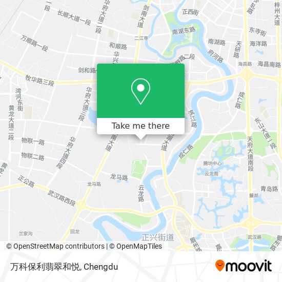 万科保利翡翠和悦 map