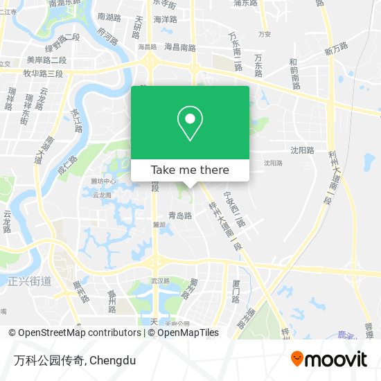 万科公园传奇 map