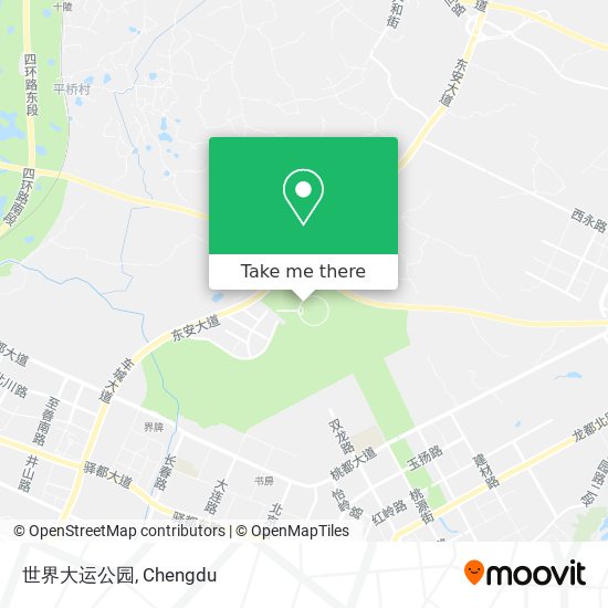世界大运公园 map
