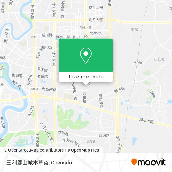 三利麓山城本草荟 map