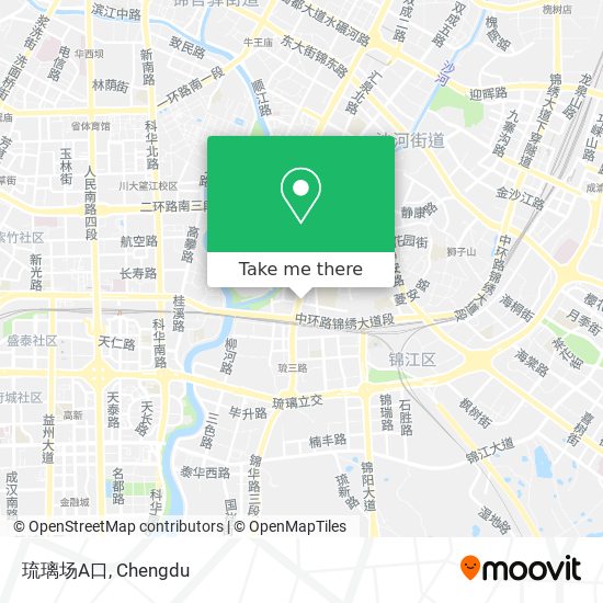 琉璃场A口 map
