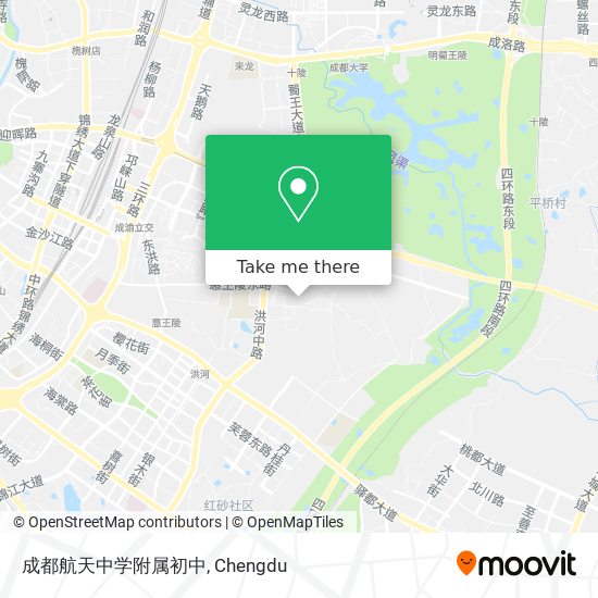 成都航天中学附属初中 map