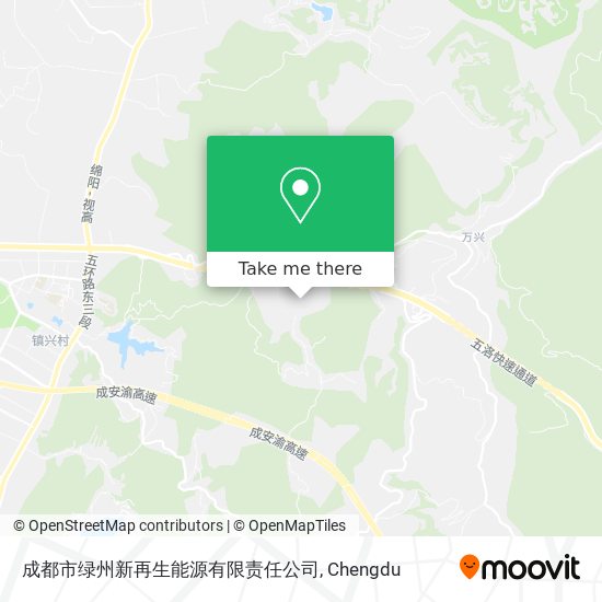 成都市绿州新再生能源有限责任公司 map