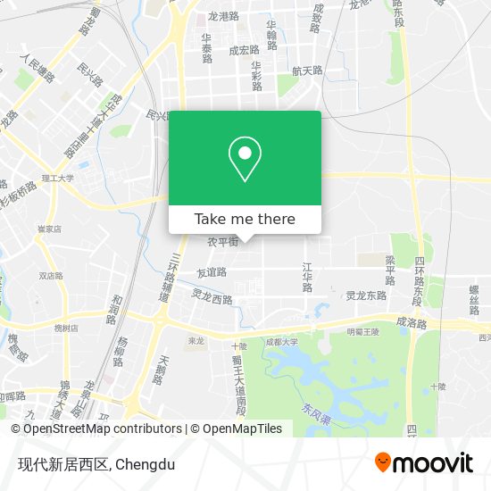 现代新居西区 map