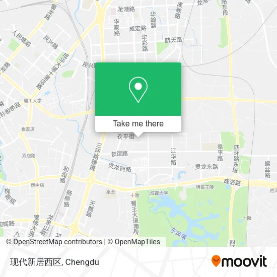 现代新居西区 map