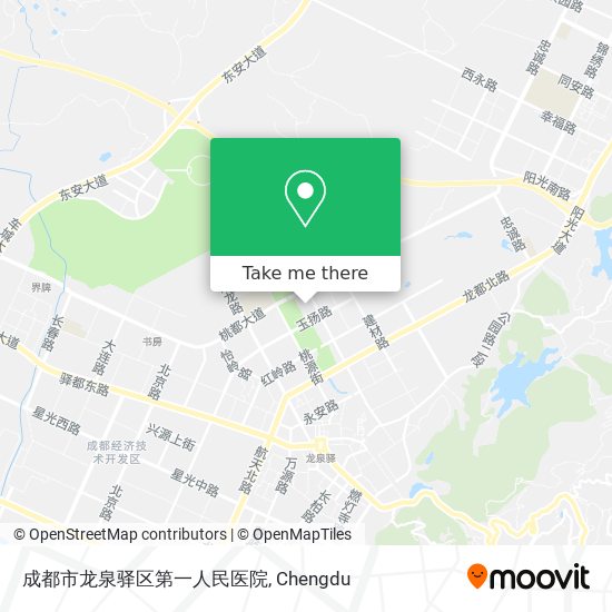 成都市龙泉驿区第一人民医院 map