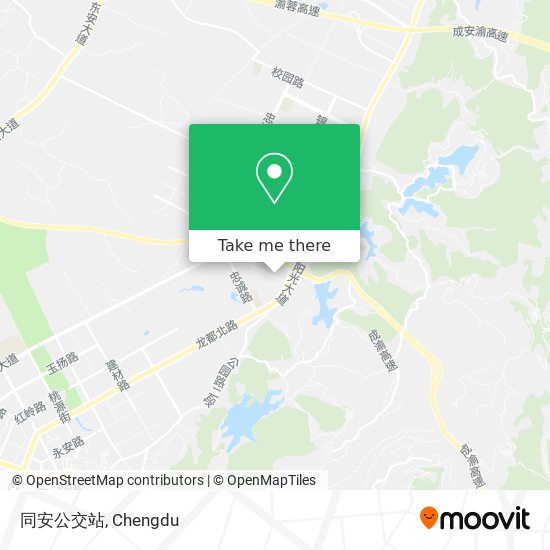 同安公交站 map