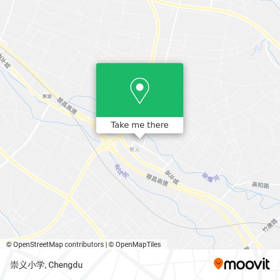 崇义小学 map