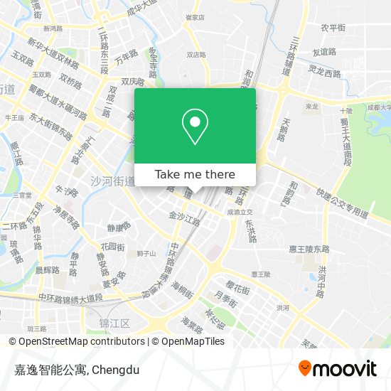 嘉逸智能公寓 map