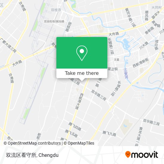 双流区看守所 map
