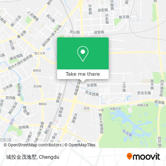 城投金茂逸墅 map