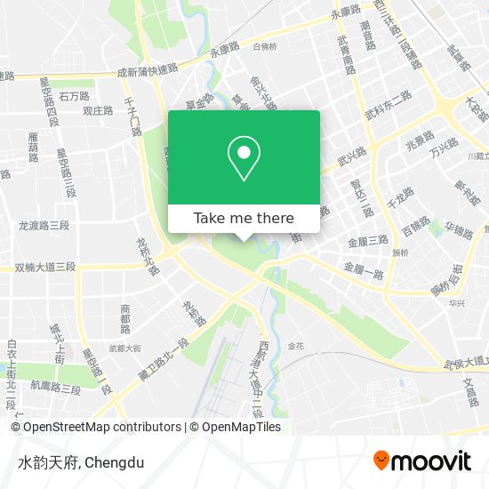 水韵天府 map