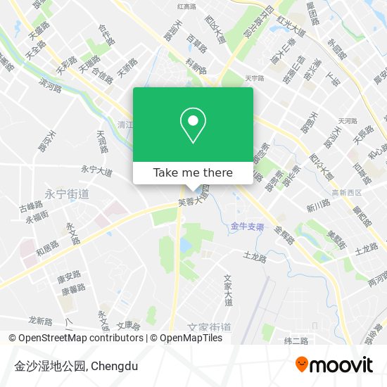 金沙湿地公园 map