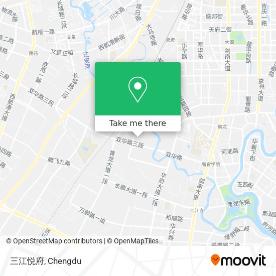 三江悦府 map