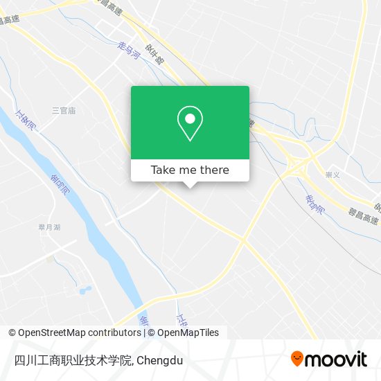 四川工商职业技术学院 map