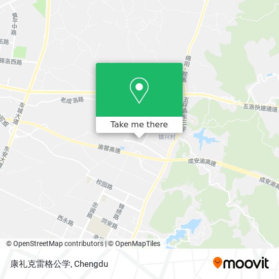 康礼克雷格公学 map