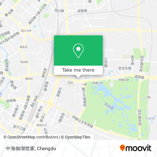 中海御湖世家 map