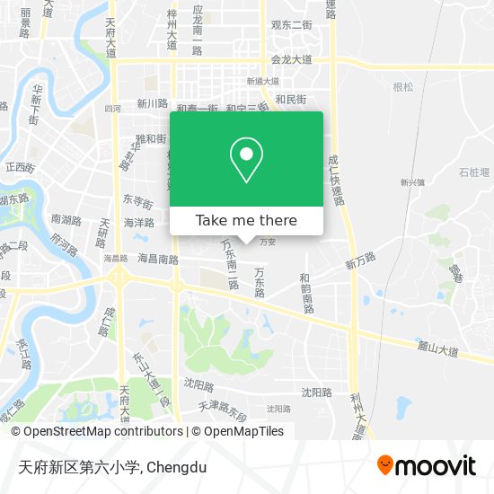 天府新区第六小学 map