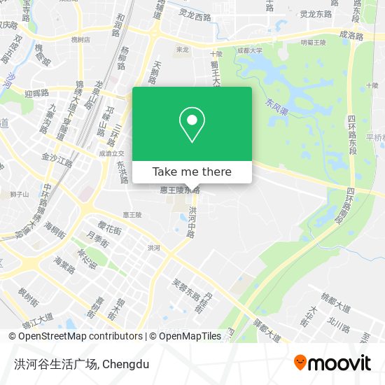 洪河谷生活广场 map