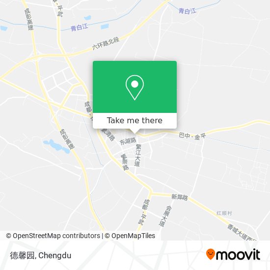 德馨园 map