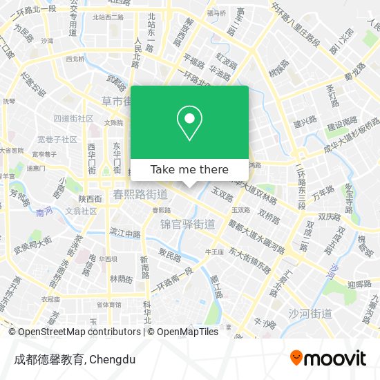 成都德馨教育 map