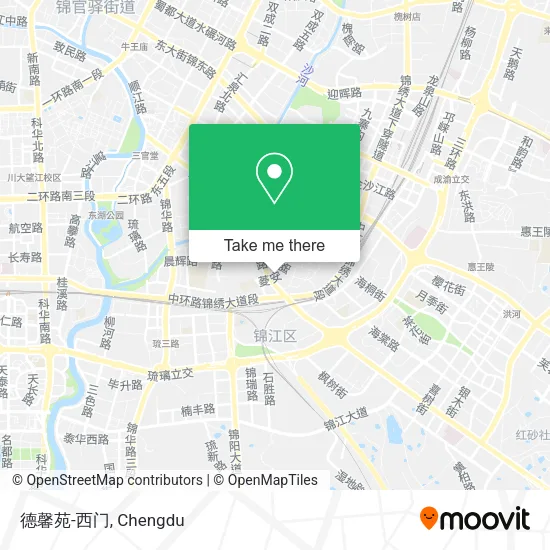 德馨苑-西门 map