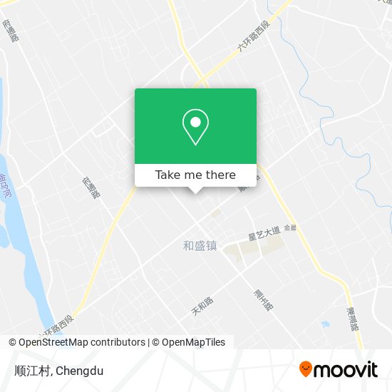 顺江村 map
