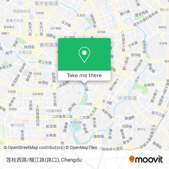 莲桂西路/顺江路(路口) map