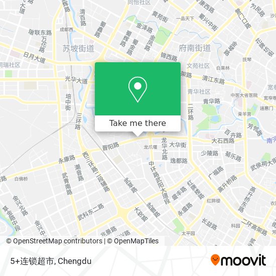 5+连锁超市 map