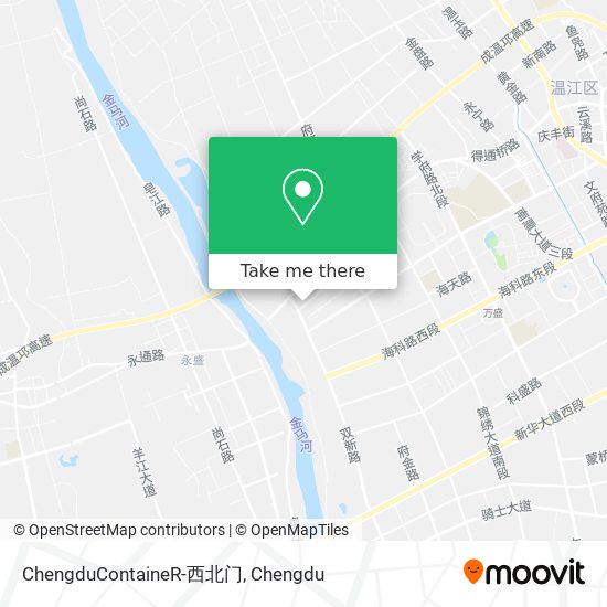 ChengduContaineR-西北门 map