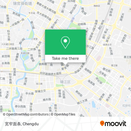 宽窄面条 map