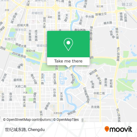 世纪城东路 map