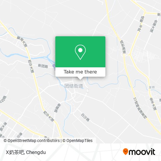 X奶茶吧 map