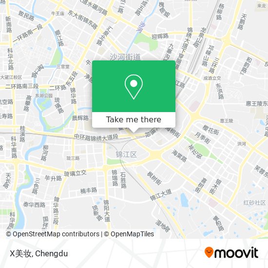 X美妆 map
