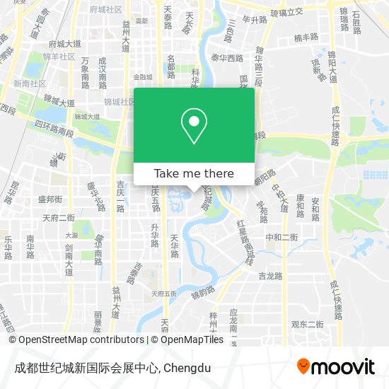 成都世纪城新国际会展中心 map