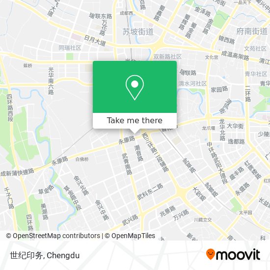 世纪印务 map
