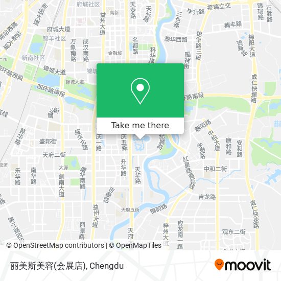 丽美斯美容(会展店) map