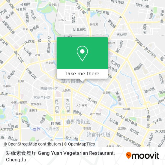 耕缘素食餐厅 Geng Yuan Vegetarian Restaurant map
