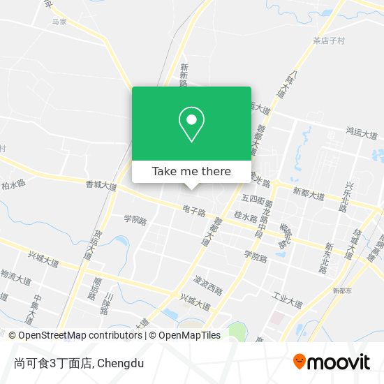 尚可食3丁面店 map