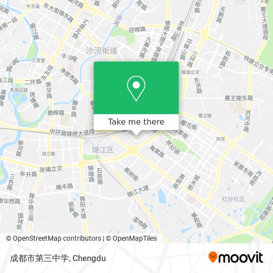 成都市第三中学 map