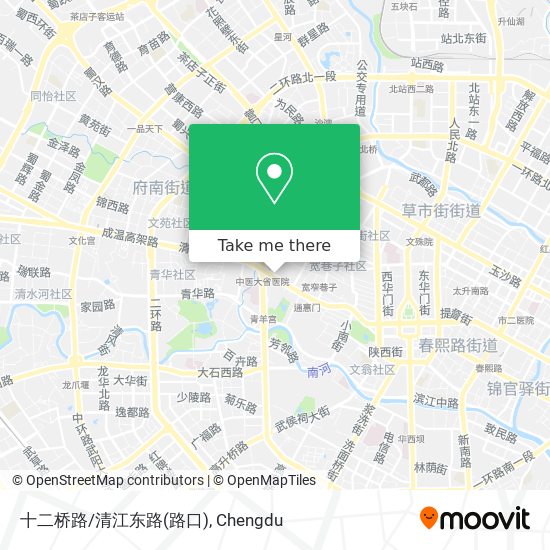 十二桥路/清江东路(路口) map