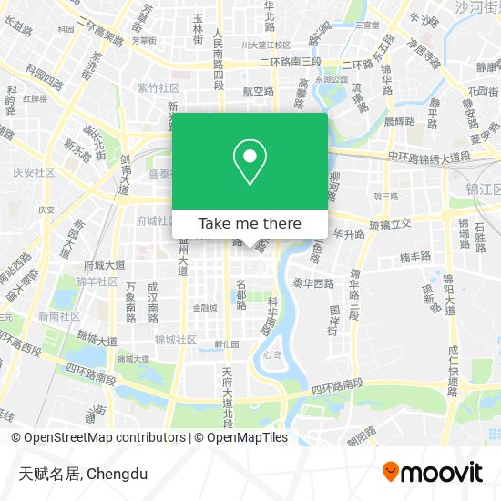 天赋名居 map