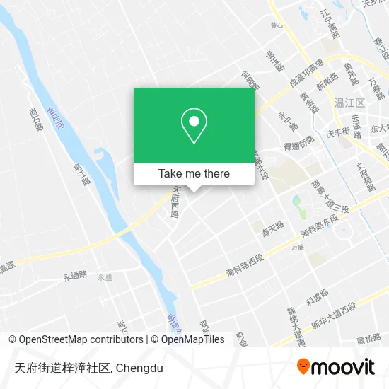 天府街道梓潼社区 map