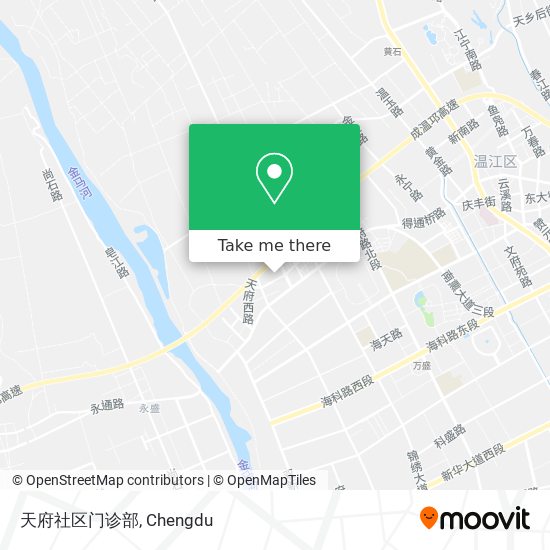 天府社区门诊部 map